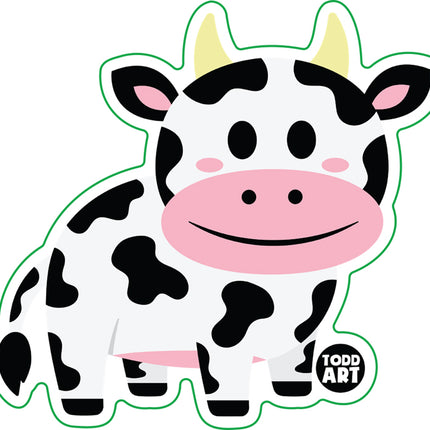 Cow Vinyl Sticker