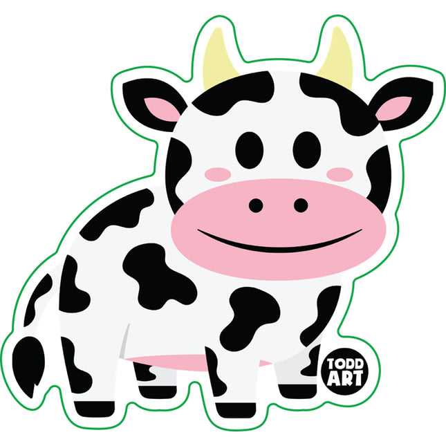 Cow Vinyl Sticker