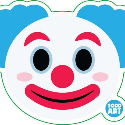 Clown Vinyl Sticker