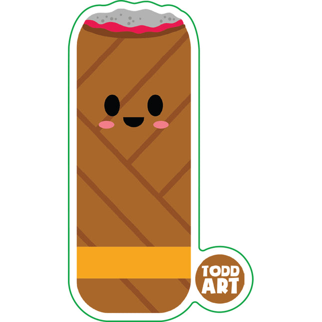 Cigar Vinyl Sticker