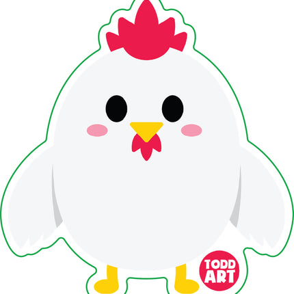 Chicken Vinyl Sticker