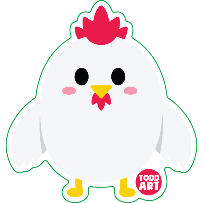 Chicken Vinyl Sticker