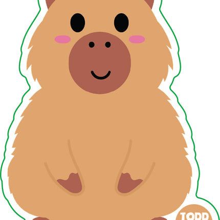 Capybara Vinyl Sticker