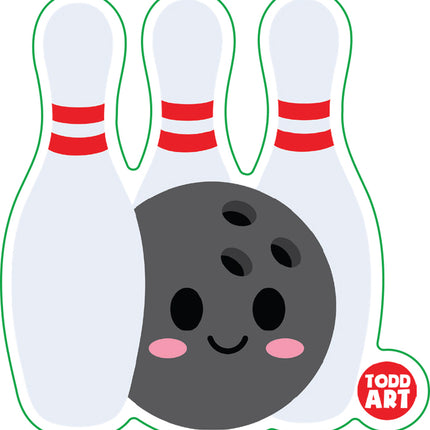 Bowling Vinyl Sticker