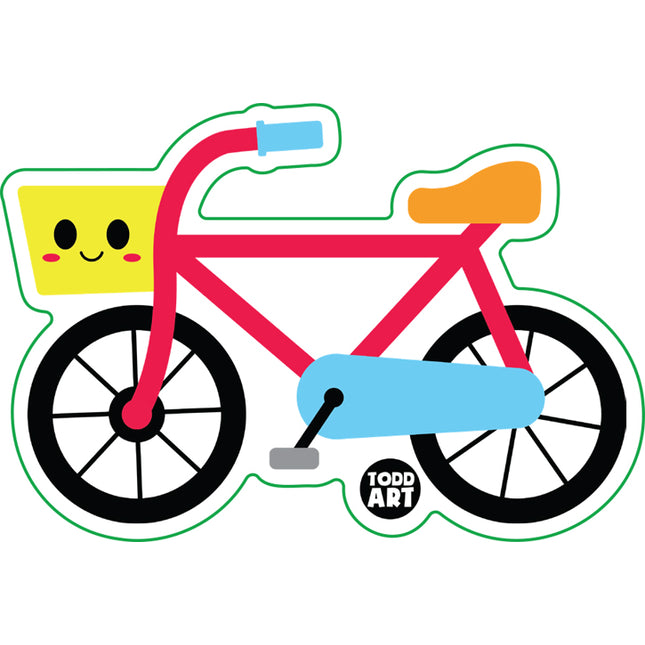 Bicycle Vinyl Sticker