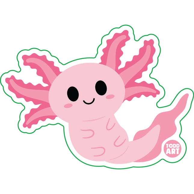Axolotl Vinyl Sticker