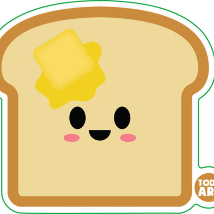 Toast Vinyl Sticker