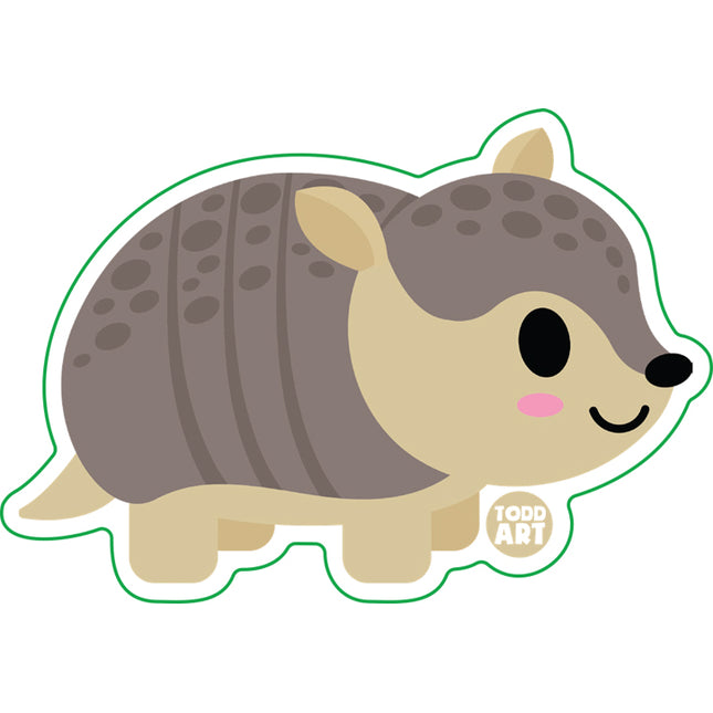 Armadillo Vinyl Sticker