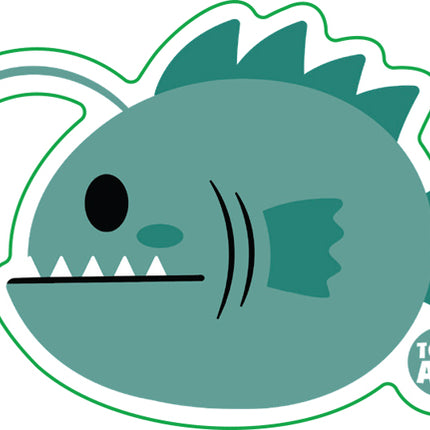 Angler Fish Vinyl Sticker