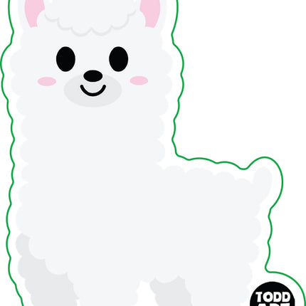 Alpaca Vinyl Sticker