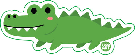 Alligator Vinyl Sticker