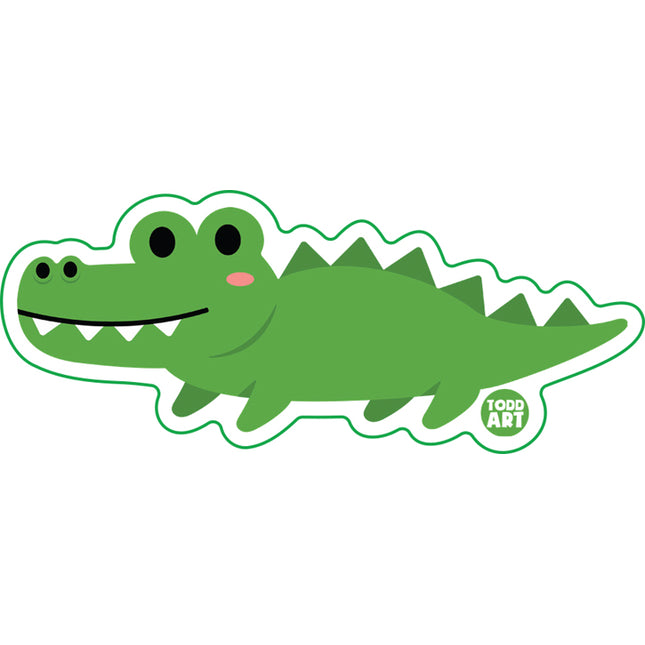 Alligator Vinyl Sticker