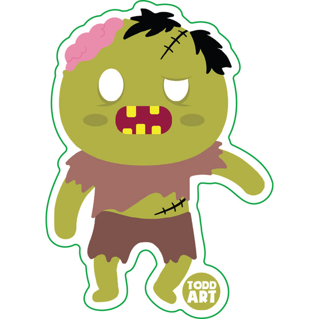 Zombie Vinyl Sticker