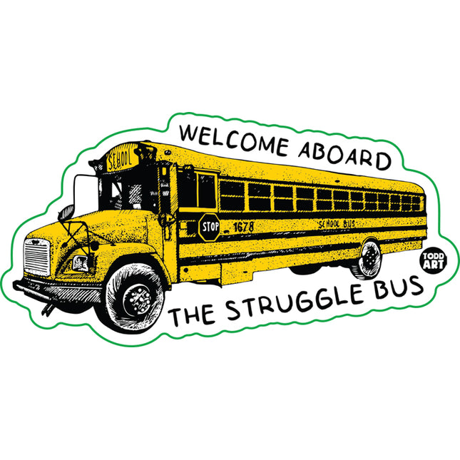 Struggle Bus Vinyl Sticker