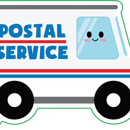 Mail Truck Vinyl Sticker