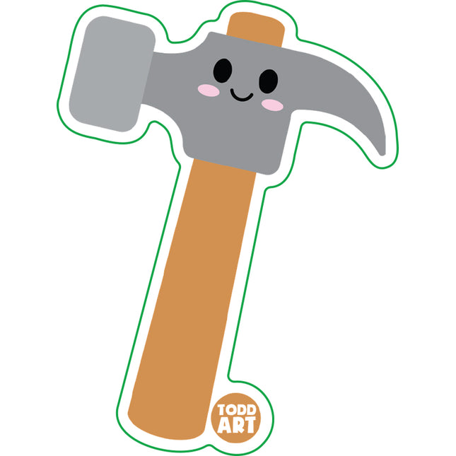 Hammer Vinyl Sticker