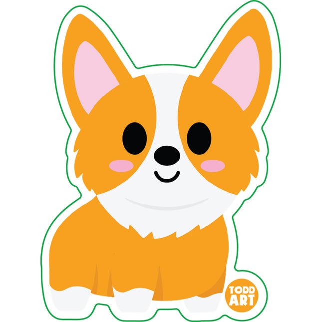 Corgi Vinyl Sticker