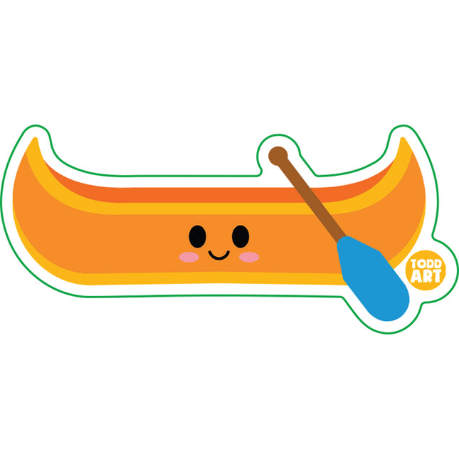Canoe Vinyl Sticker
