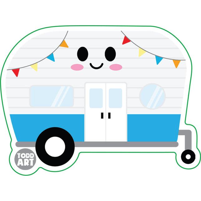 Camper Vinyl Sticker