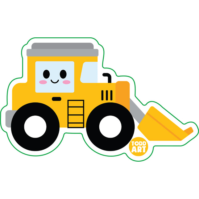 Bulldozer Vinyl Sticker
