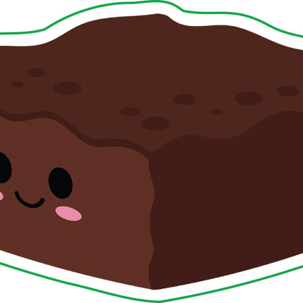 Brownie Vinyl Sticker