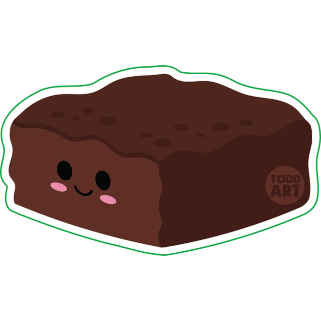 Brownie Vinyl Sticker
