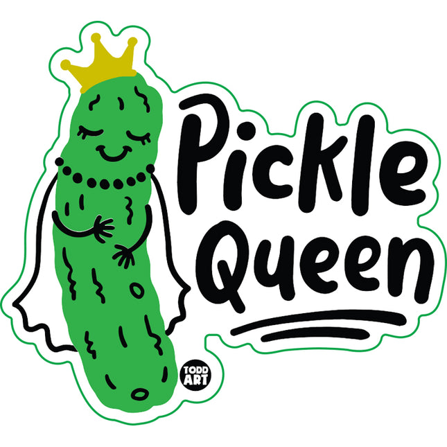 Pickle Queen Vinyl Sticker