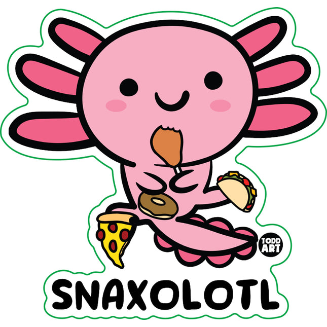 Snaxolotyl Vinyl Sticker