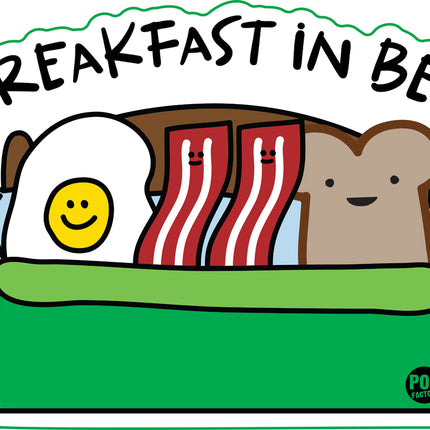 Breakfast In Bed Vinyl Sticker