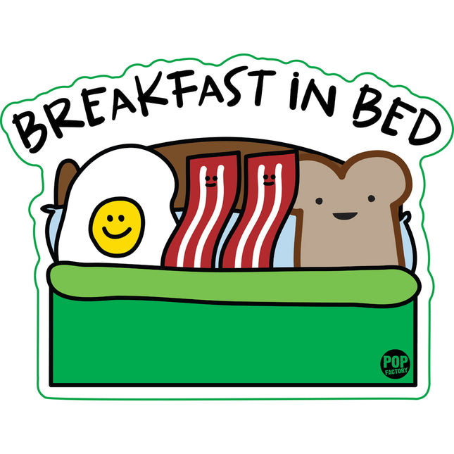 Breakfast In Bed Vinyl Sticker