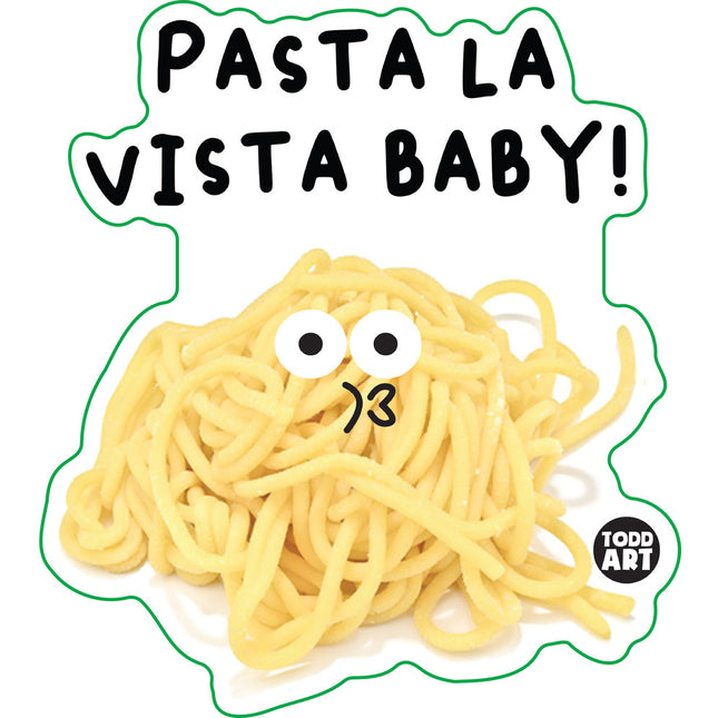 Food With Attitude Pasta La Vista Vinyl Sticker