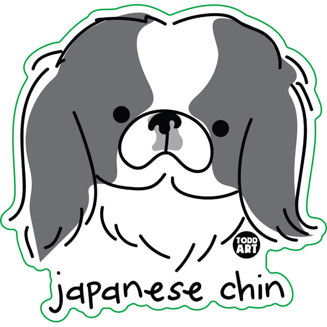 Dog Breeds Japanese Chin Vinyl Sticker