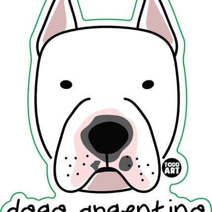 Dog Breeds Dogo Argentino Vinyl Sticker