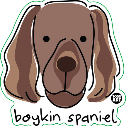 Dog Breeds Boykin Spaniel Vinyl Sticker