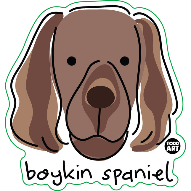 Dog Breeds Boykin Spaniel Vinyl Sticker