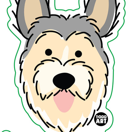 Dog Breeds Berger Picard Vinyl Sticker